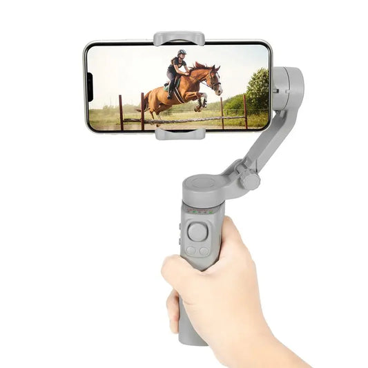 stabilisateurs de cardan pliables portables 3 axes pour téléphone portable avec suivi du visage AI