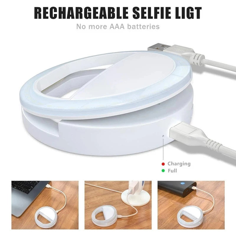 Pack Instagram 1 support Avec Anneau lumineux LED