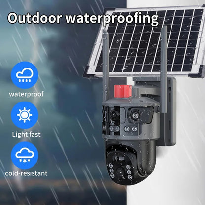 Caméra  de surveillance avec énergie solaire et puce