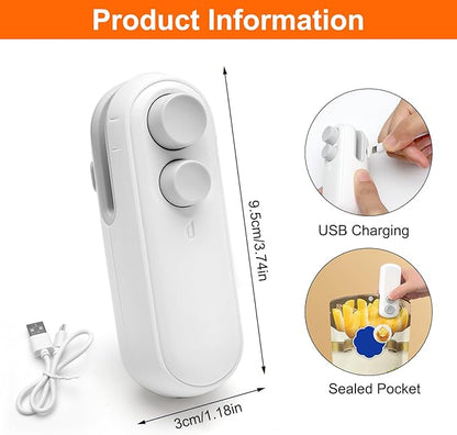 Mini Scelleur , 2 en 1 Scelleuse Thermique Manuel