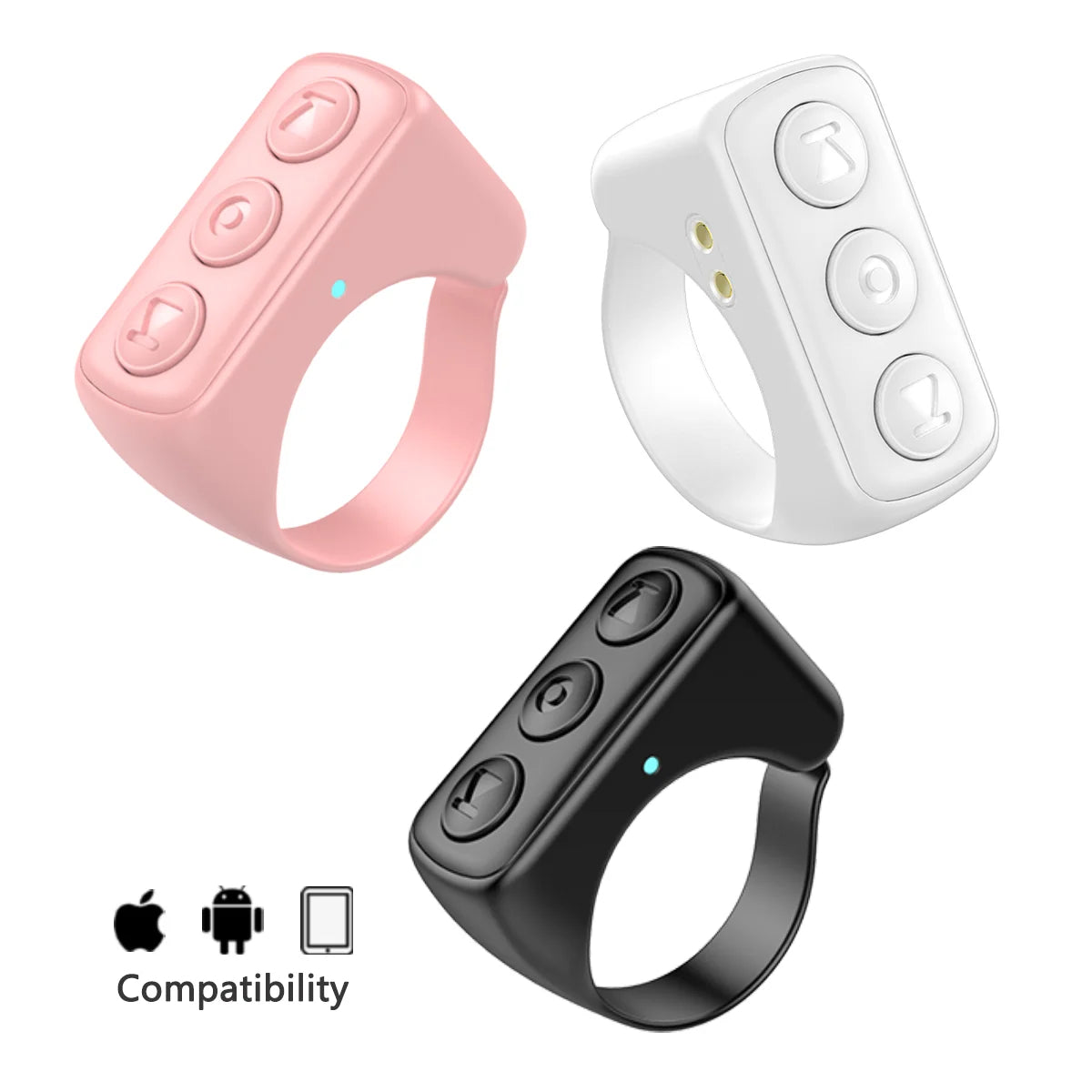 Bague de défilement portable avec télécommandes  Bluetooth