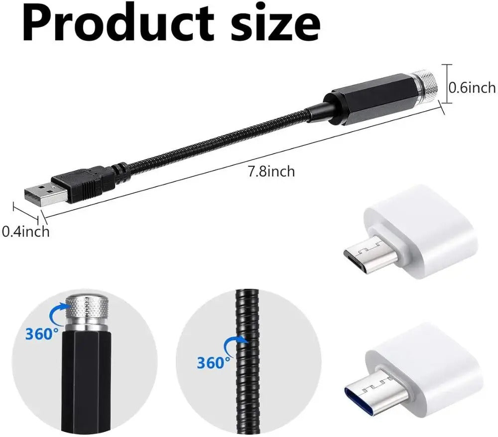Projecteur d'Étoiles LED USB