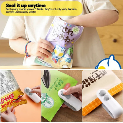 Mini Scelleur , 2 en 1 Scelleuse Thermique Manuel