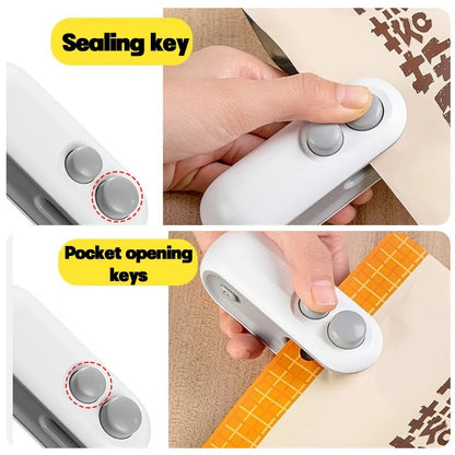 Mini Scelleur , 2 en 1 Scelleuse Thermique Manuel