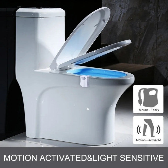 Veilleuse de siège de toilette à détecteur de mouvement intelligent